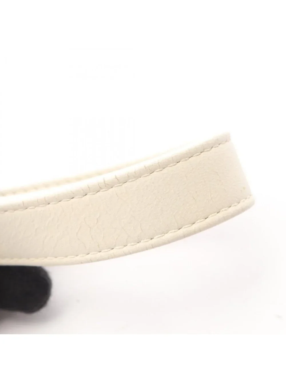 Chanel Handbag CC Logo 2-Way AS White Lambskin CC Vanity Chain Shoulder